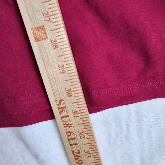 Universal Standard V-Neck Tank Top Pink Pima Cotton Size 4XL NWT - Picture 5 of 7